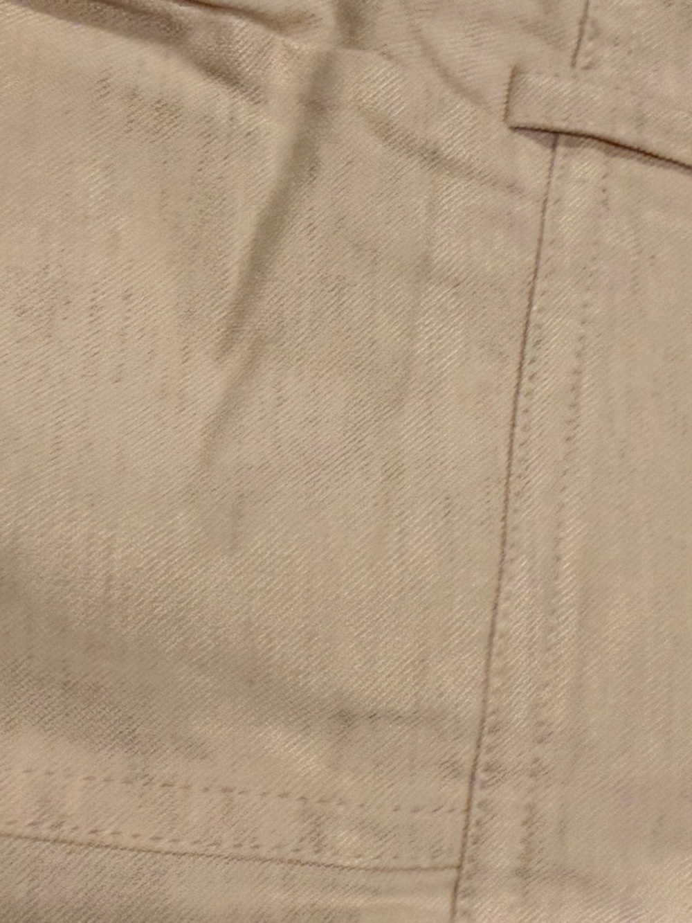 MOTF Cream Textured Skirt with Lining - Picture 7 of 7